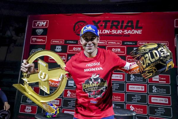 Toni Bou secures his twentieth World Champion title in Chalon-sur-Saône