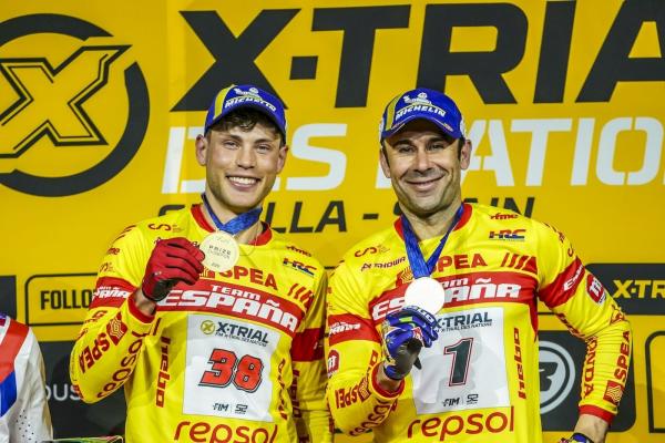 Spain triumphs at the FIM X-Trial of Nations in Seville